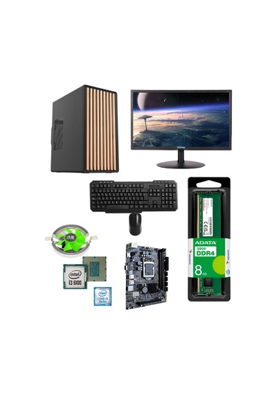 EFS EFSOFFICE0006-2 i3-6100 8 GB 256 GB SSD 20" Free Dos Masaüstü Bilgisayar