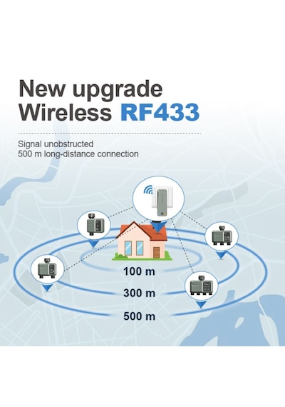 4 Çıkışlı Akıllı Rf Ve Wi-fi Kontrollü Kablosuz Bahçe Sulama Zamanlayıcısı