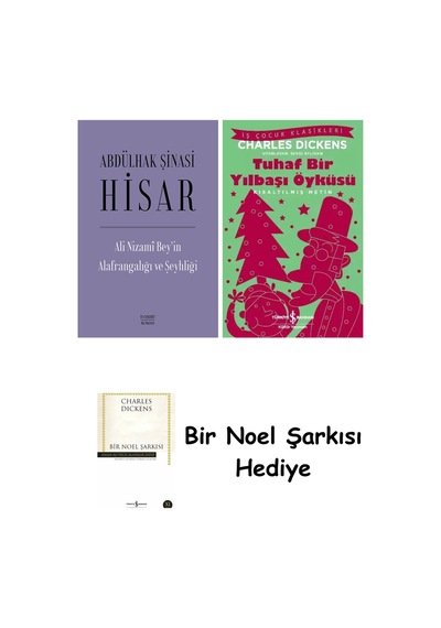Ali Nizami Bey İn Alafrangalığı Ve Şeyhliği Ciltli + Tuhaf Bir Yılbaşı Öyküsü + Bir Noel Şarkısı