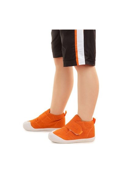Kiko Kids Winnie Cırtlı Erkek Bebek Günlük Bot Ayakkabı Turuncu