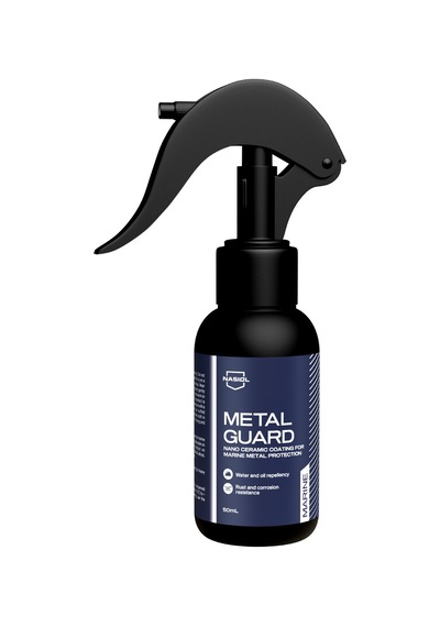 Nasiol Metalguard Marine Metal Koruma için Nano Kaplama Yat ve Tekne Bakımı 1 Sezon Dayanım 50 ML