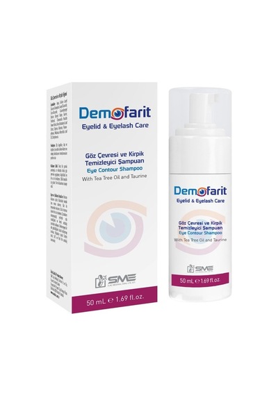 Demofarit Eyelid Eyelash Care Göz Çevresi Ve Kirpik Temizleme Şampuanı 50 Ml 0