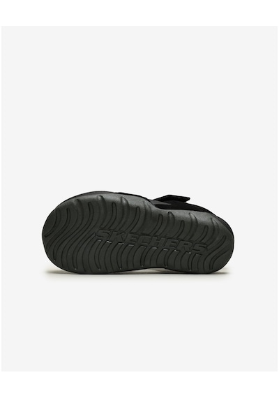 Skechers Side Wave Büyük Erkek Çocuk Siyah Sandalet 92330L Bkcc Siyah