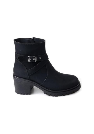 Papuçcity Ony 03048 Kadın 6 Cm Kalın Topuklu Bot 001