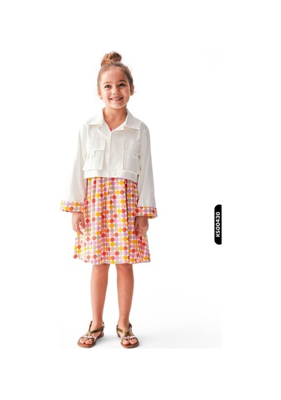 Nk Kids Xo Kids Kız Çocuk Ceket 4-8 Yaş 36542 Ekru