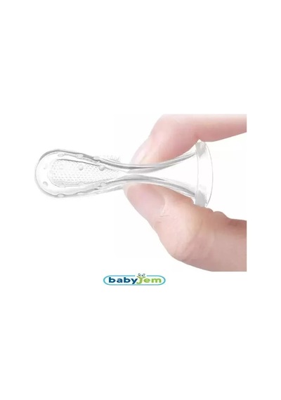 Silikon Bebek Parmak Diş Fırçası Çok Renkli