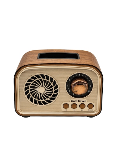 Gold Silver Gs-1385 Nostaljik Tasarım Bluetooth Kablosuz Hoparlör