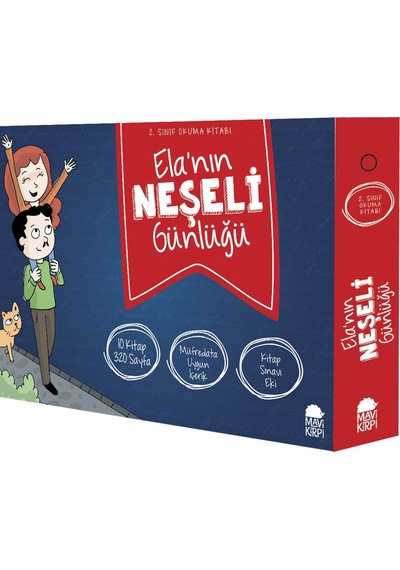 Elanın Neşeli Günlüğü - 2. Sınıf 10 Kitap - Celal Akbaş - Mavi Kirpi Kitap