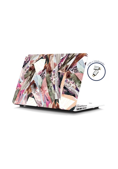 Apple Uyumlu MacBook Pro Kılıf 13inç M1-m2, Mermer06nl Type-c'li Model A2338 A2289 A2251 A1706-08 A1989 A2159 İle R-27