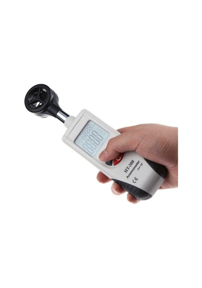 Wellhise Ht-380 Rüzgar Hızı Ölçer Dijital Anemometre