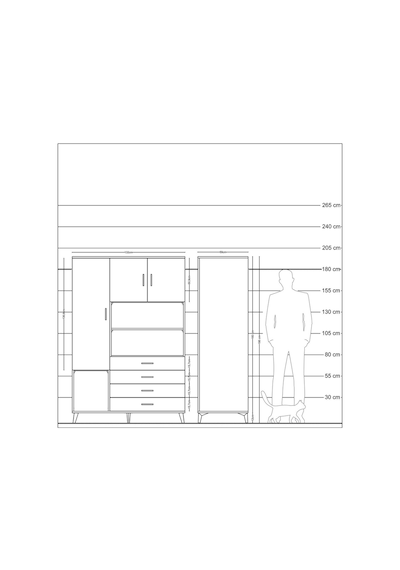 Kronos Dolap 7 Raflı 4 Çekmeceli 3 Kapaklı 132x59x195 Antrasit-çam/antrasit Atlas Çam/antrasıt Kronos Dolap 7 Raflı 4 Çekmeceli 3 Kapaklı 132x59x195 Antrasit-çam/antrasit Atlas Çam/antrasıt