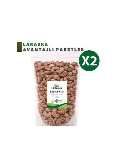 Kabuklu Zarlı Kaju 280g 140gx2 Taze Jumbo Cashew Nuts İn Shell Avantajlı Paket 280 G