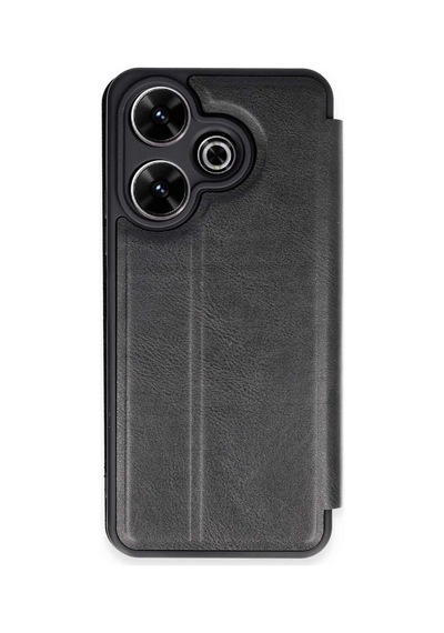 Newface Xiaomi Redmi 13 4g Kılıf Flip Cover Glblseme - 98 - Siyah