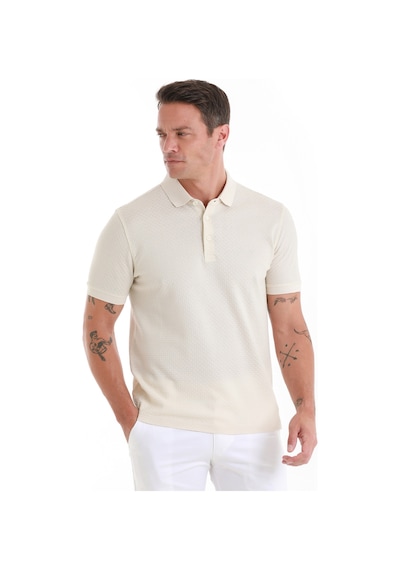 Hatemoğlu Bej Regular Fit Düz Merserize Polo Yaka  Tişört 35362024c020 006 Bej