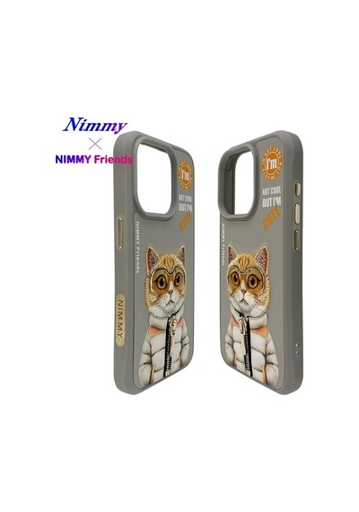Apple Uyumlu iPhone 15 3d Gerçek Nakış İşlemeli Kabartmalı Gözlük Fermuar Detaylı Kedili Tasarım Kılıf Şeffaf Apple Uyumlu iPhone 15 3d Gerçek Nakış İşlemeli Kabartmalı Gözlük Fermuar Detaylı Kedili Tasarım Kılıf Şeffaf