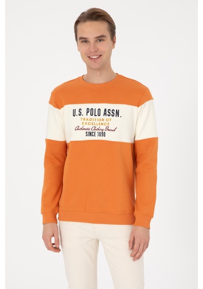 U.s. Polo Assn. Erkek Bakır Sweatshirt 50310433-vr182 Bakır