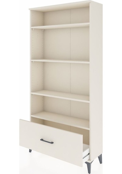 Arges Dolap 4 Raflı Tek Çekmeceli 88x30x182 Aytaşı-aytaşı Aytaşı