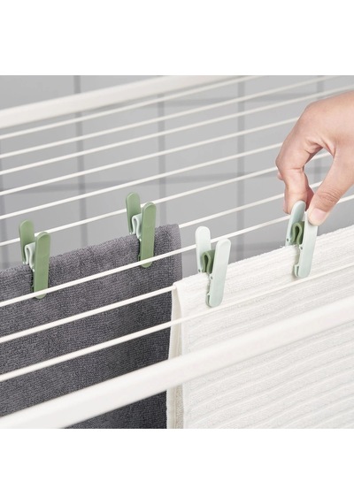 Slibb, Çamaşır Mandalı, 24 Adet, Yeşil Renk 3x8 5 Tr Diğer