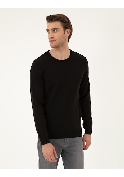 Pierre Cardin Erkek Siyah Kazak /triko 50296575-vr046 Siyah