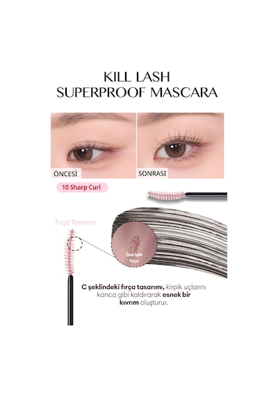 Clio Kill Lash Superproof Mascara 010 Sharp Curl
