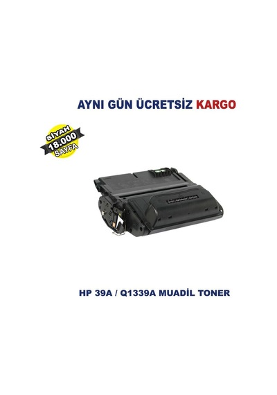 Hp 39A |Hp Q1339A|Hp Laserjet 4300Dtnsl Uyumlu Toner 18.000Sayfa