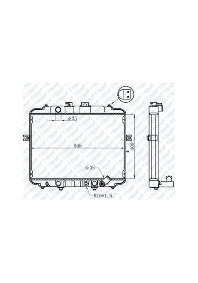 Motor Su Radyatoru H100 Manuel Sanzuman 400X568X26 504611132
