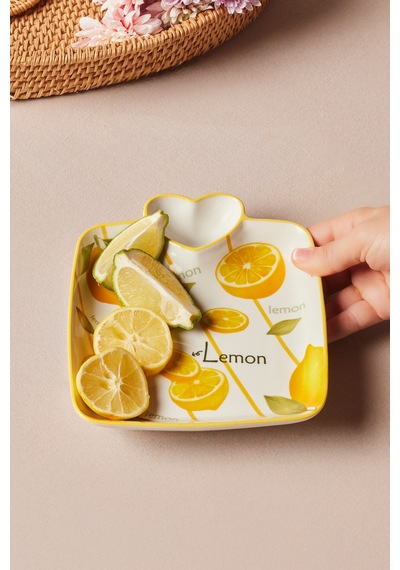 Karaca Lemon Kalpli Sunumluk 19 Cm Sarı