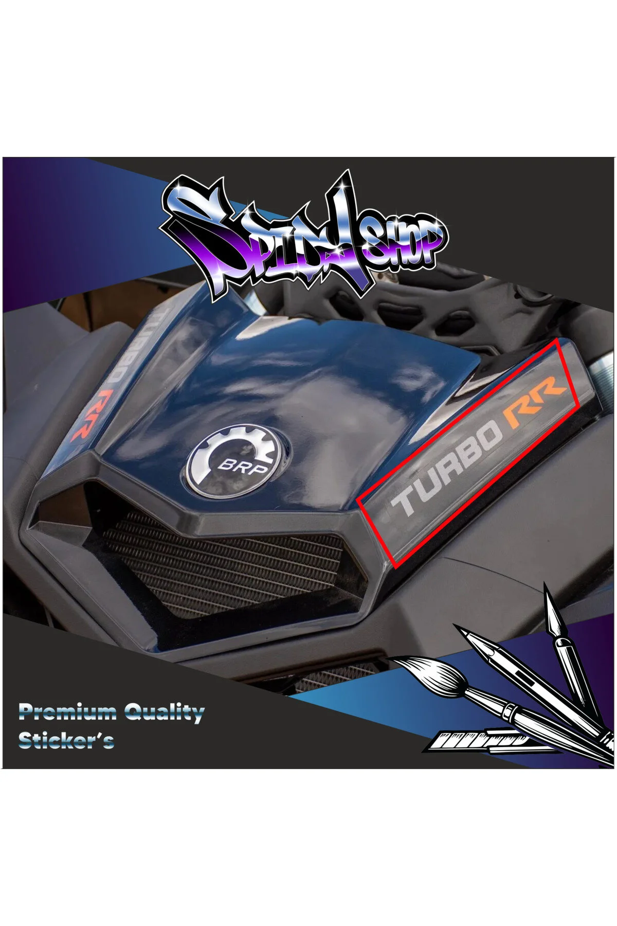 Can-am Maverick X Rs Turbo Rr Sticker Set