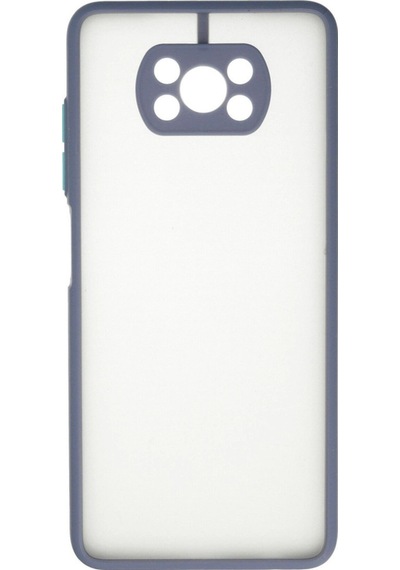 Pocophone X3 Kılıf Montreal Silikon Kapak - Gri
