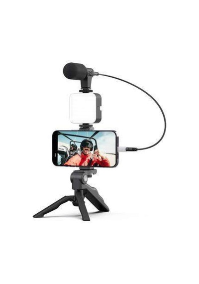 Northcity Video Making Kit Telefon Tutucu Vlog Mini Led Işıklı - Mobil Çekim Seti