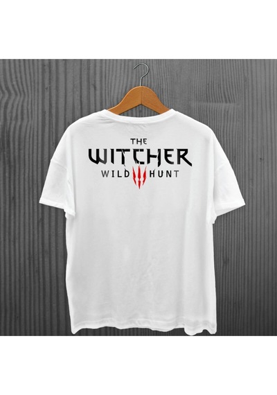 The Witcher Tişört Beyaz