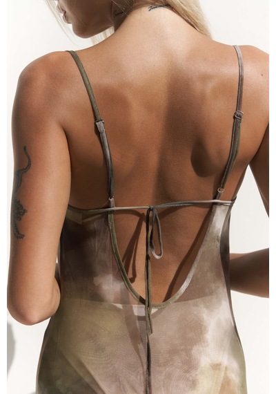 Mai Collection Mai Studios Co. Chomhan Askılı Degaje Yeşil Uzun Elbise Yeşil Mai Collection Mai Studios Co. Chomhan Askılı Degaje Yeşil Uzun Elbise Yeşil