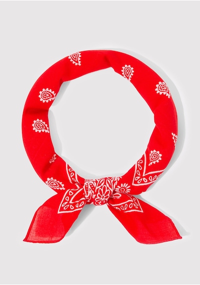 Mavi - Baskılı Kırmızı Bandana 1911810-82580 Kırmızı