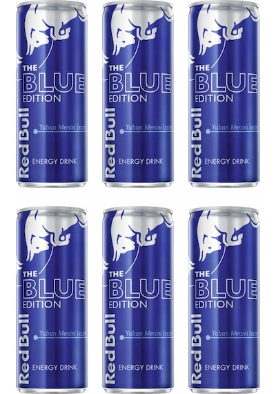 Red Bull Blue Edition Yaban Mersini Enerji İçeceği 6 x 250 ML