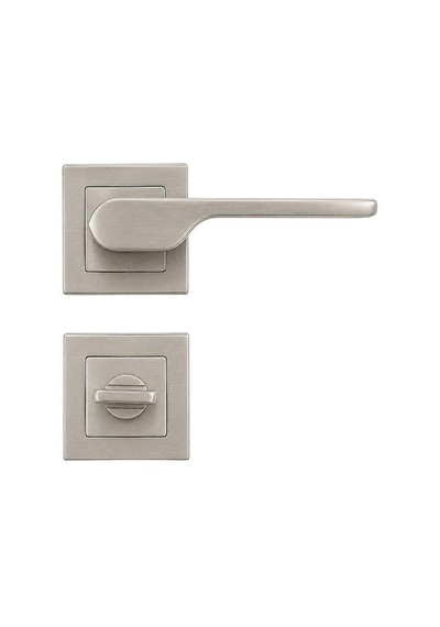 Sese Veroni Modeli Kare Rozetli Wc Kapı Kolu Nikel Saten 200-94r-02-53