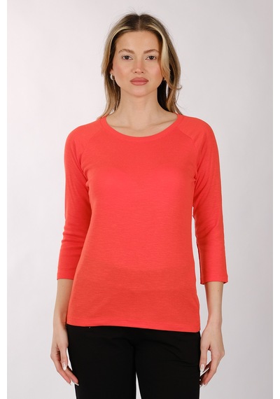 Daıdo Kadın T-shirt 19y311900983 Nar Çiçeği Daıdo Kadın T-shirt 19y311900983 Nar Çiçeği