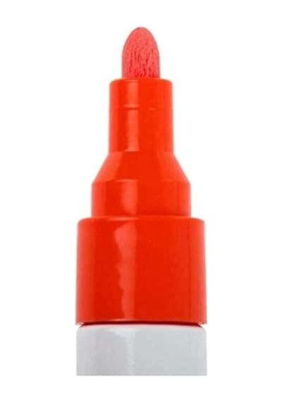Beyaz Renkli Boya Marker Kalemi, Kalıcı Ve Pratik