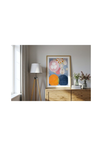 Hilma Af Klint On Büyük No.2 Çocukluk Çerçevesiz Poster 30x42 Cm A3 Tablo Soyut Sanat Duvar Dekoru