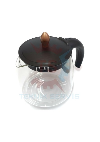 Arzum Uyumlu Ar3079 Çaycı Eco Çay Makinesi Cam Demlik (Filtresiz)