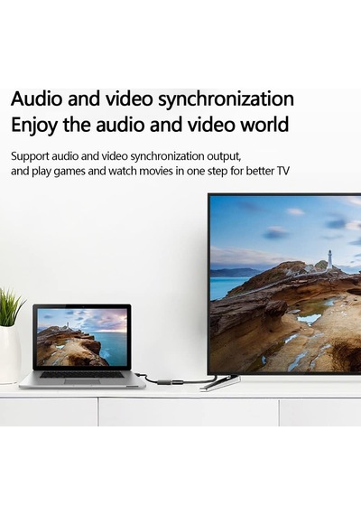 Displayport'tan Hdmı'ya Adaptör 4k/2k Tek Yönlü Dp'den Hdmı Monitöre, Kablo Displayport'tan Hdmı'ya Erkekten Dişiye Dp'den Hdmi'ye Alüminyum Gövde, Naylon Örgü Dizüstü Bilgisayar Pc Monitör Tv