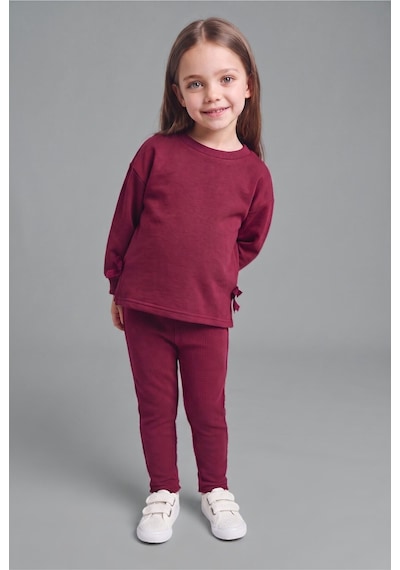 Defacto 2li Takım Kız Bebek H0172a526spbr490 Bordo-br490