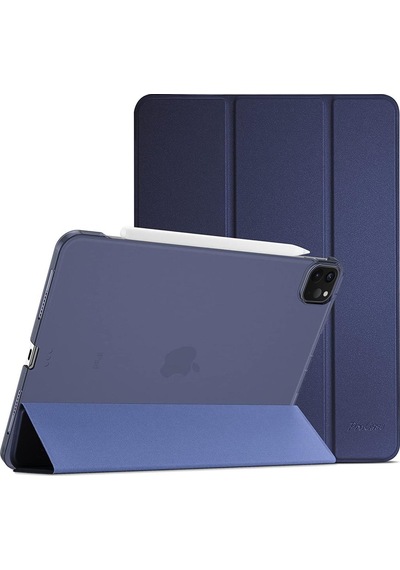 Apple Uyumlu iPad  Pro 11 3. Nesil 2021 Kılıf Pu Deri Smart Standlı Case A2377 A2459 A2301 A2460 Kılıf