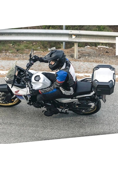 Shad Tr-46 Alu Arka Çanta Alüminyum Kapak Siyah-gri