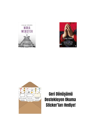 Nora Webster + Meryem'in Tanıklığı + Okuma Sticker'ları