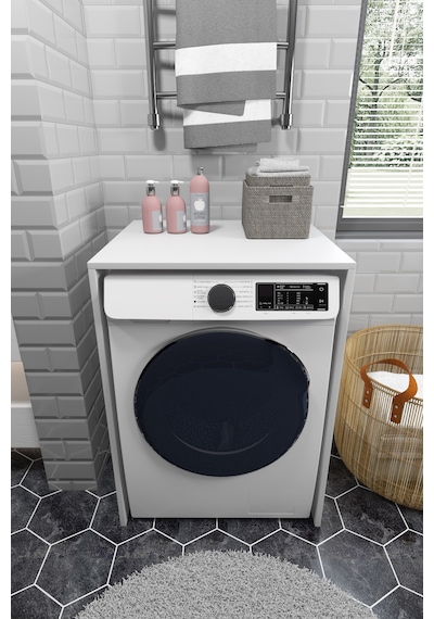 Çamaşır Makinesi Dolabı Kurutma Makinesi Uyumlu Kapaksız Dolap 91.8 X 67.3 X 60 Cm Beyaz Çamaşır Makinesi Dolabı Kurutma Makinesi Uyumlu Kapaksız Dolap 91.8 X 67.3 X 60 Cm Beyaz