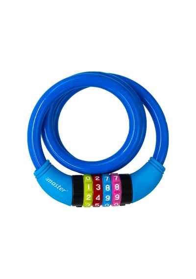Master 500950 Şifreli Bisiklet Kilidi 12mm X 80cm Çok Renkli