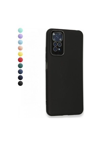 FitCase Xiaomi Redmi Note 11 / 11s Glass Kamera Korumalı Lansman Silikon Kapak