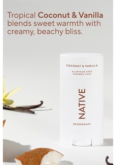 Native Coconut & Vanilla Alüminyumsuz Stick Deodorant 65gr