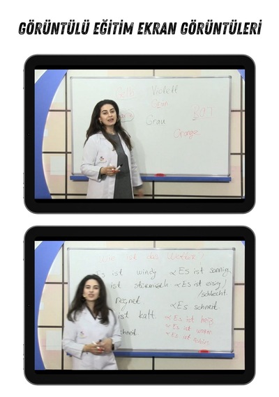 Herkese Almanca Öğreten Eğitim Seti 54 Saat Görüntülü Anlatım