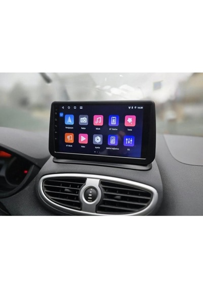 Renault Clio 3 İle Uyumlu Android 2+32gb Multimedya Carplay Kamera Ips 9"